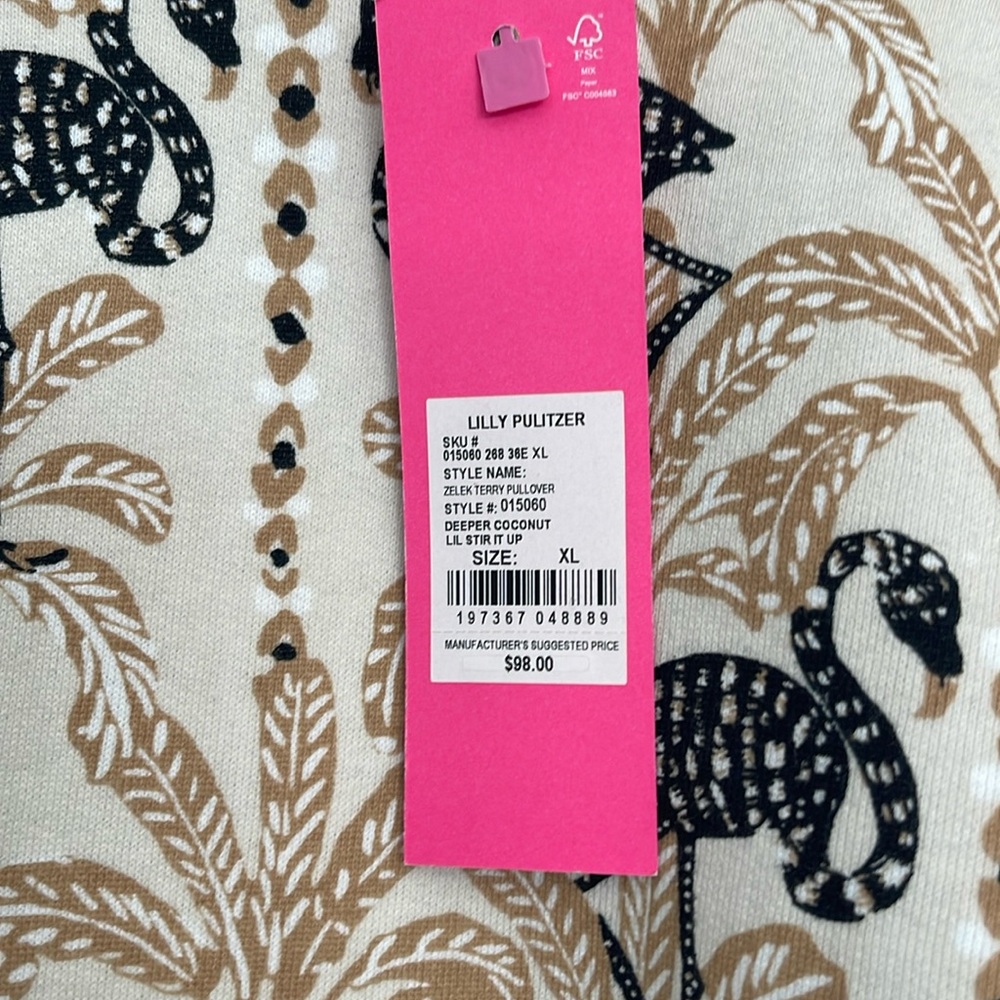 Cropped Lily Pulitzer Terry Sweatshirt